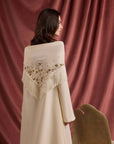 Fringed Embellished Shawl Kaftan