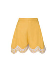 Scallop Hem Shorts